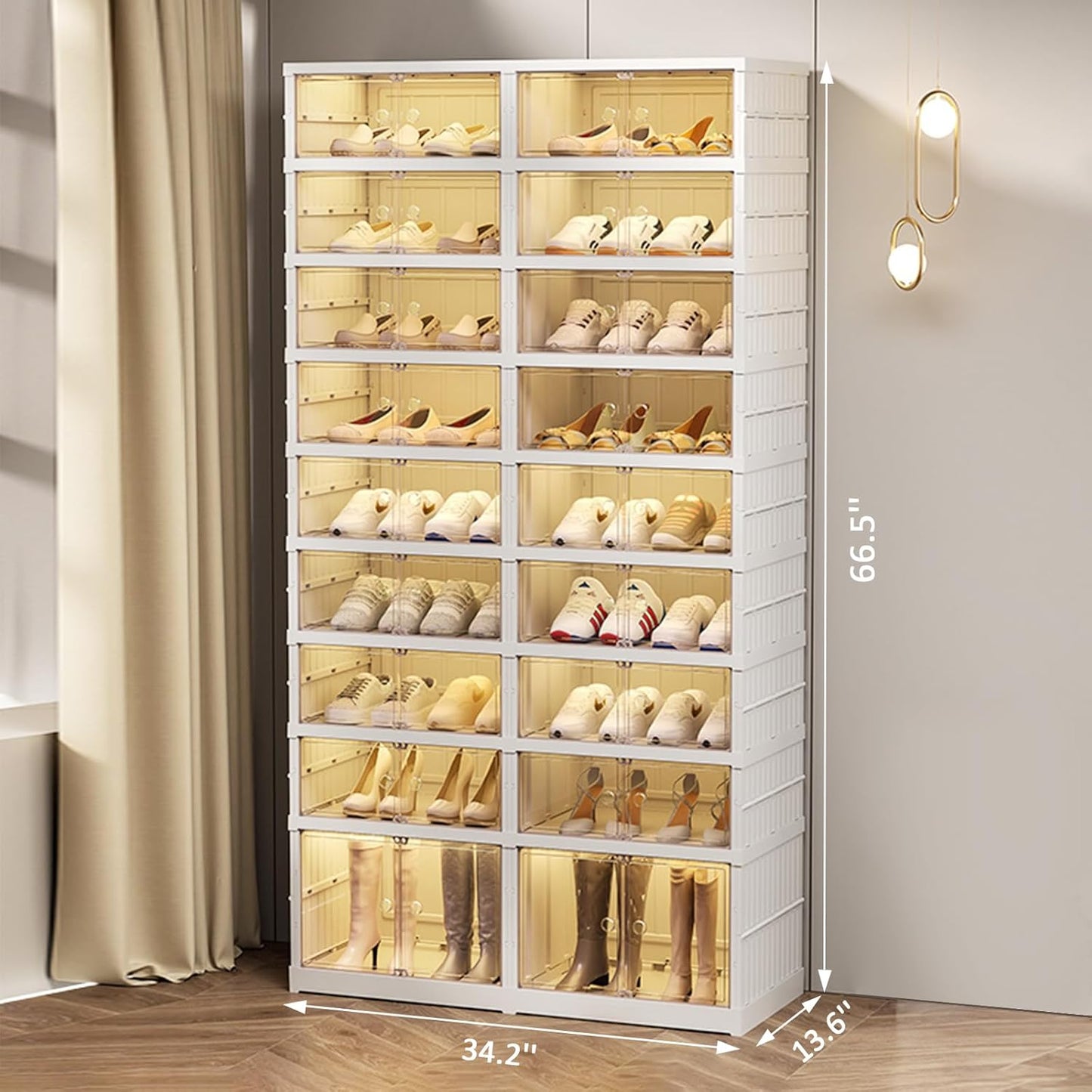 🔥Only $39.99 Last Day Promotion!-Foldable Shoe Rack for Entry-level Bedroom