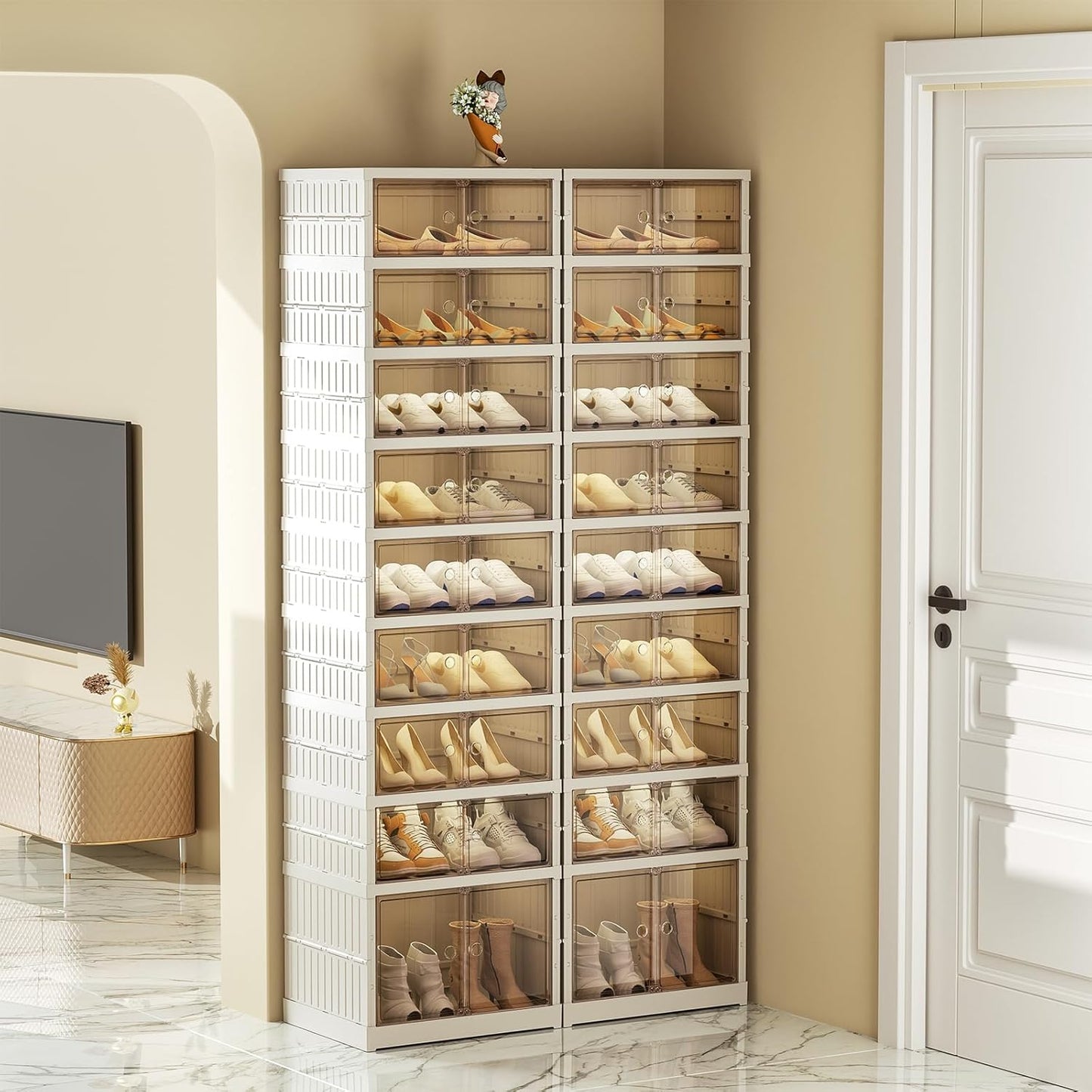 🔥Only $39.99 Last Day Promotion!-Foldable Shoe Rack for Entry-level Bedroom