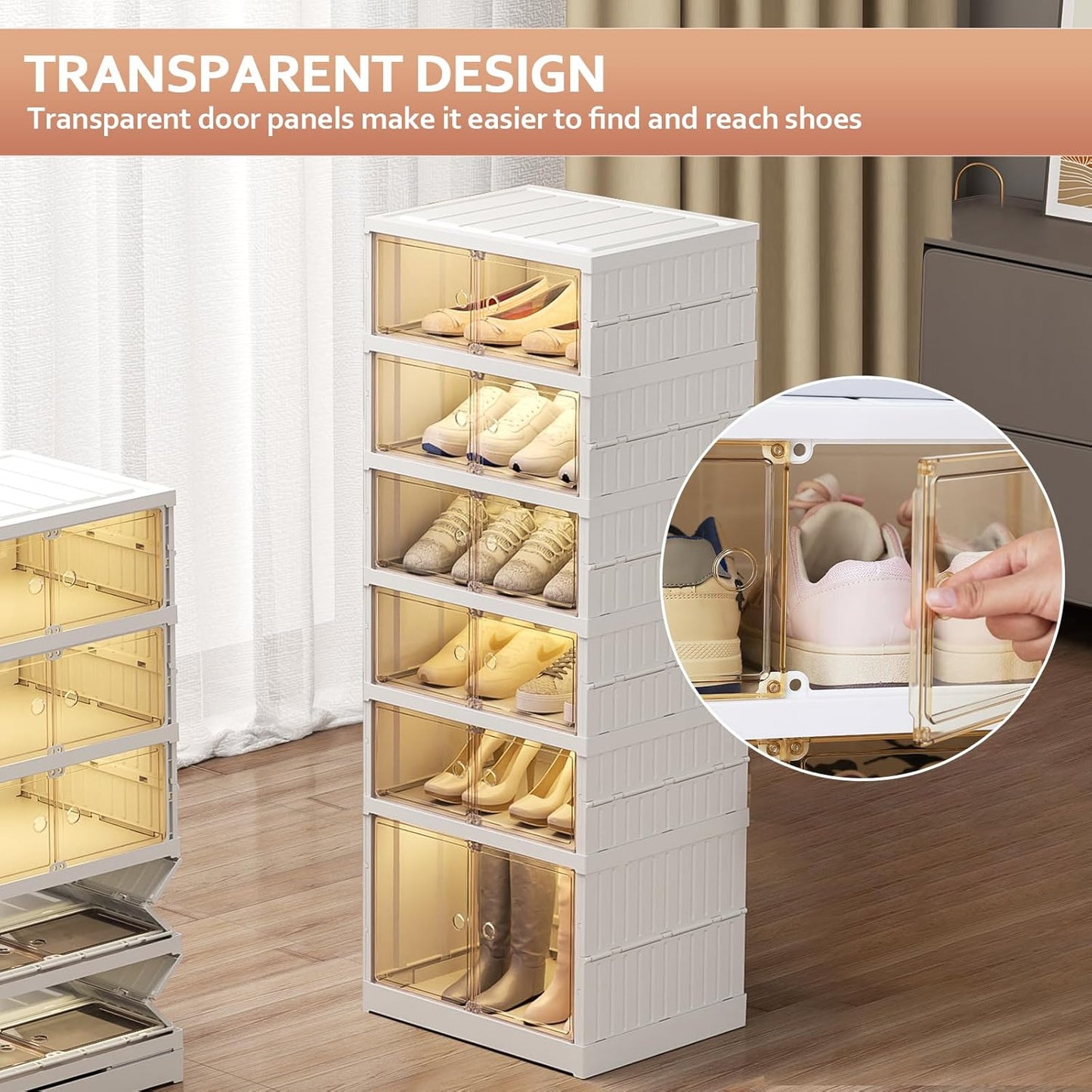 🔥Only $39.99 Last Day Promotion!-Foldable Shoe Rack for Entry-level Bedroom