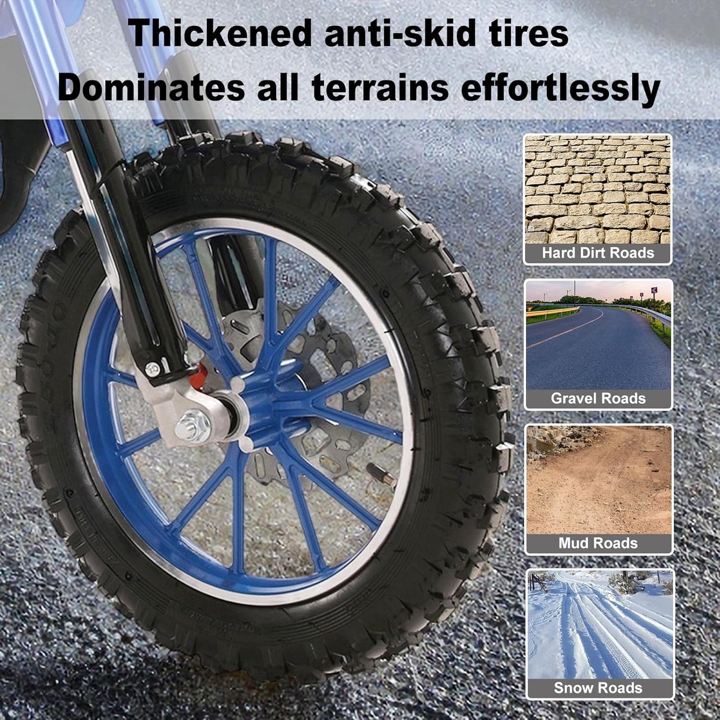 đ„Only $42.99 Last Day Promotion!-Explorinox 49cc 2-Stroke Kids Dirt Bike, Gas Power Motocross