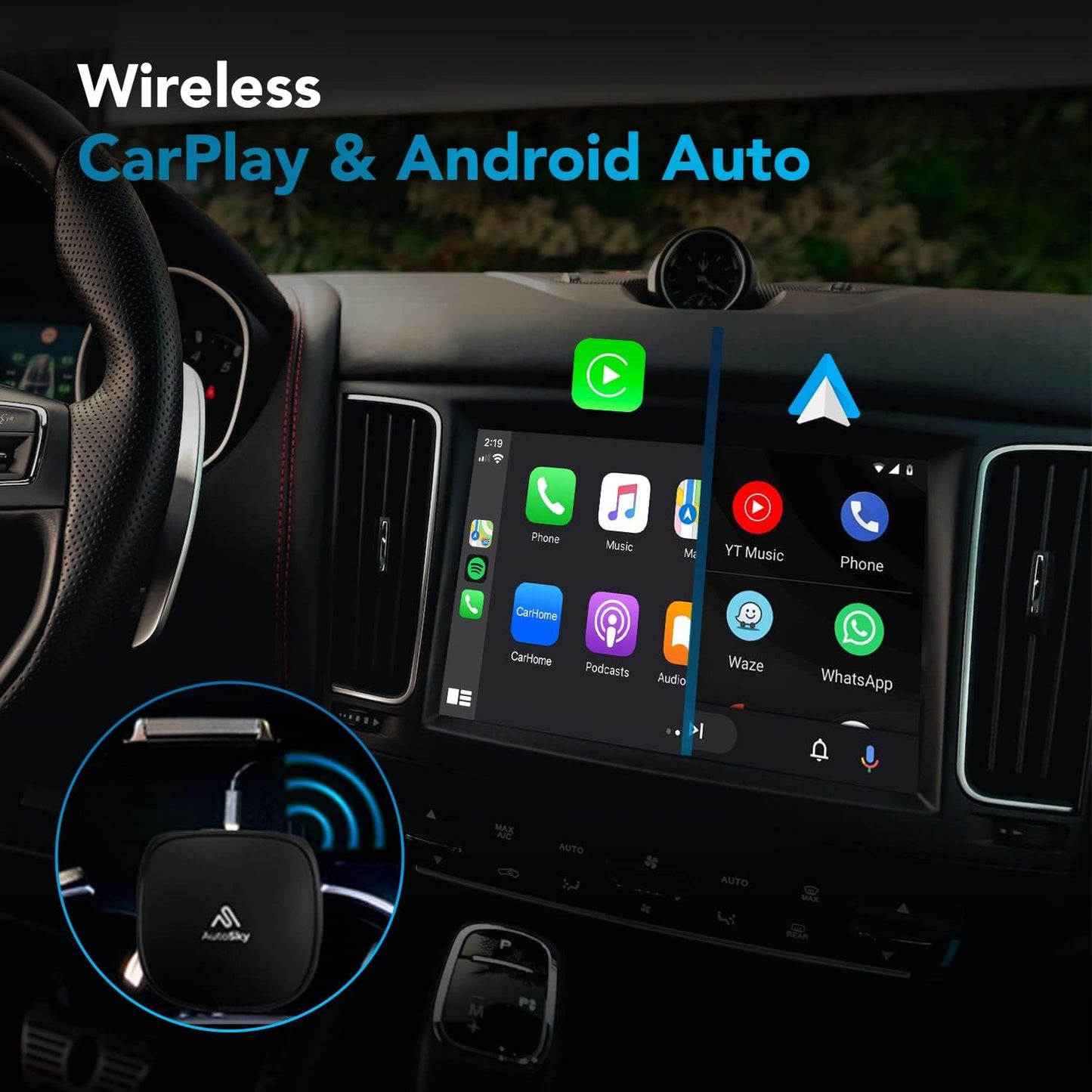 💥Last day special price $40.9-Latest Carplay Ai Box Android 12.0