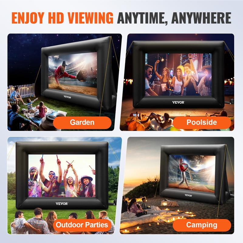 🔥Only $39.99 Last Day Promotion!-Inflatable Movie Screen