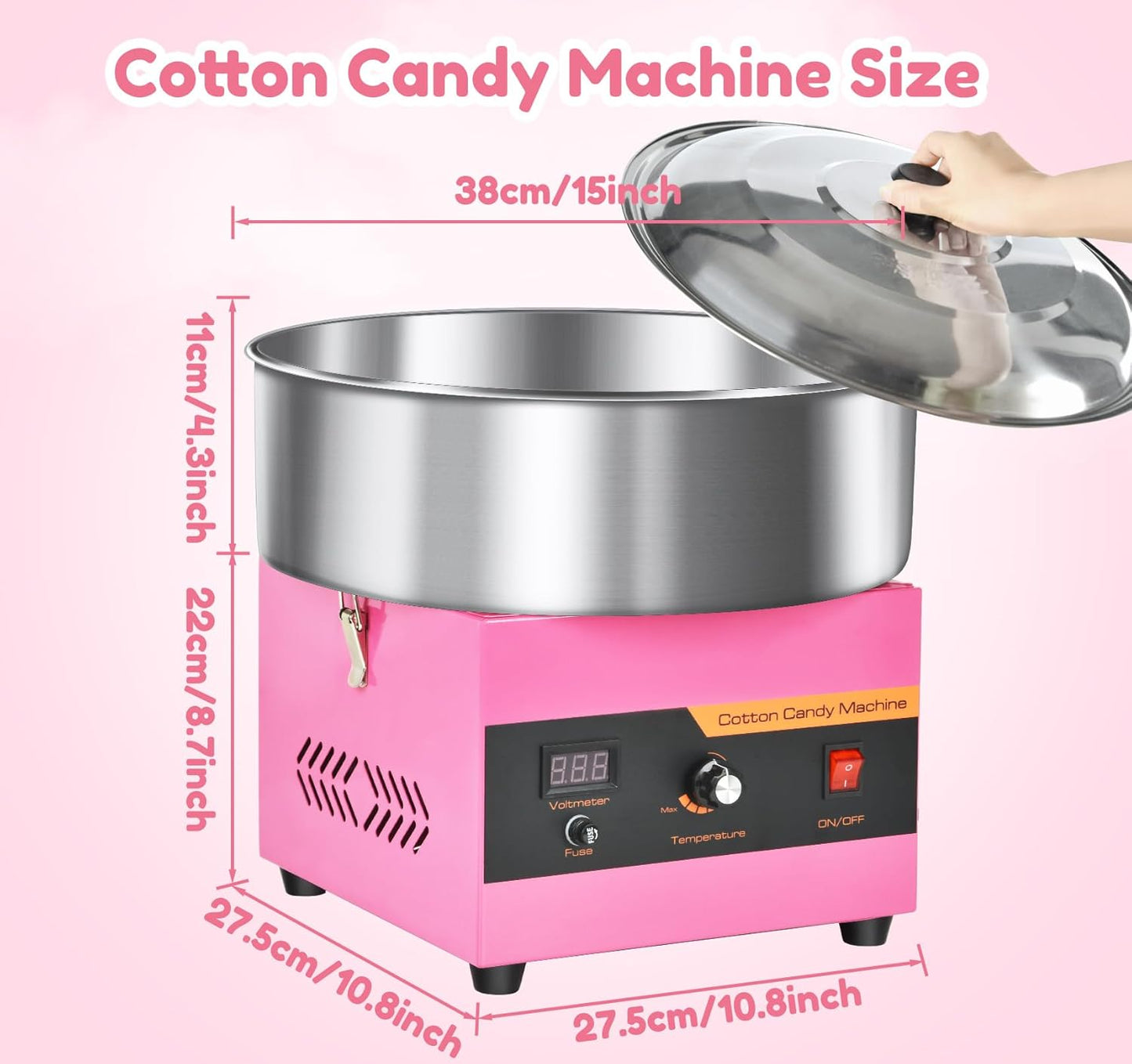 🔥Only $39.99 Last Day Promotion!-Cotton Candy Machine