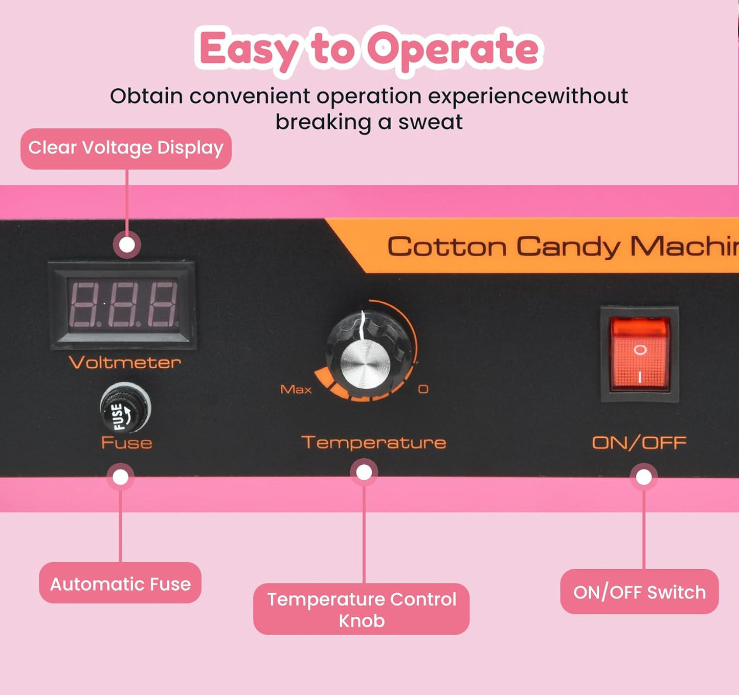 🔥Only $39.99 Last Day Promotion!-Cotton Candy Machine