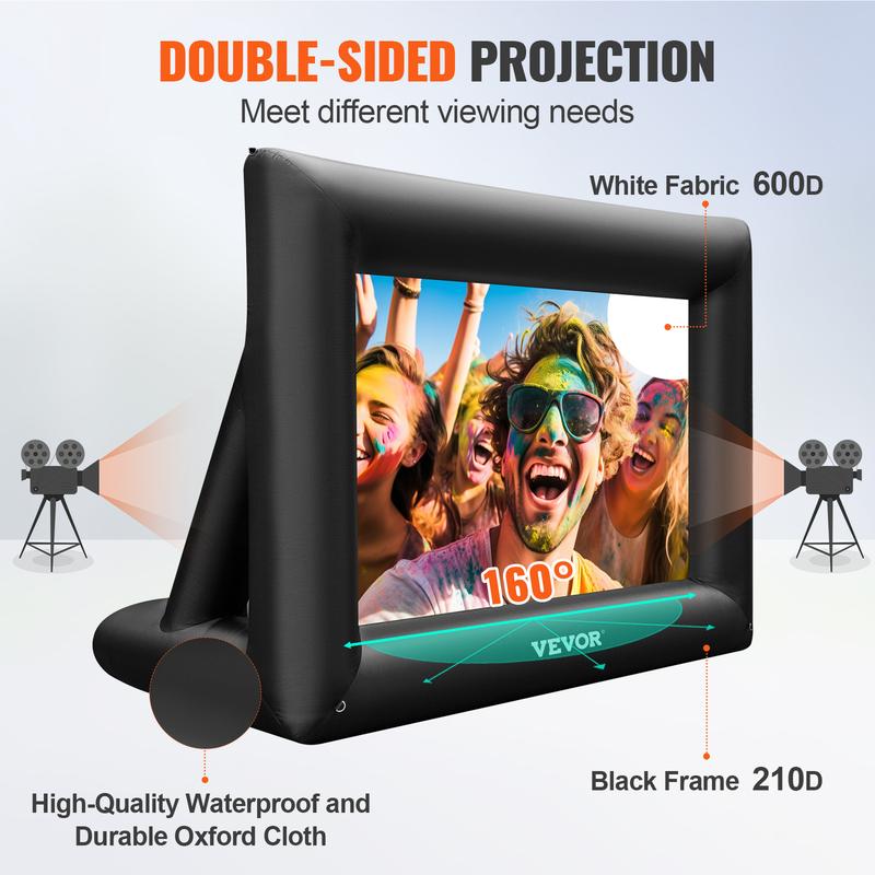 🔥Only $39.99 Last Day Promotion!-Inflatable Movie Screen